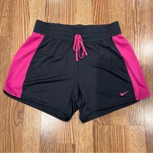 Nike Dri-FIT Running Shorts – Women’s Size S – Black & Pink